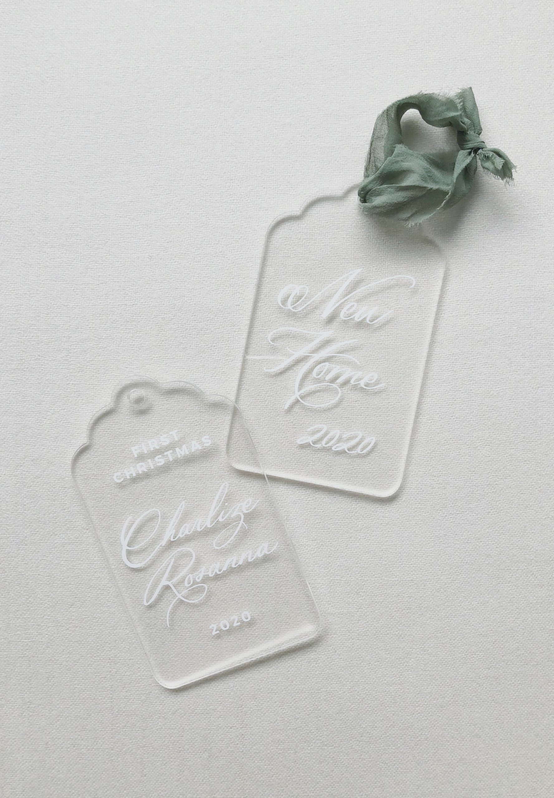 Acrylic Keepsake Ornament | Custom